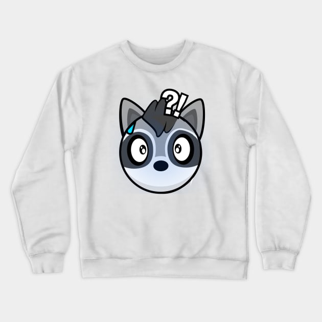 The Shocked Trash Panda Crewneck Sweatshirt by MOULE